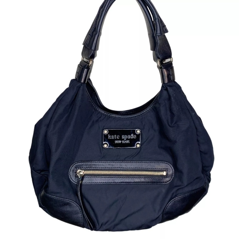 Kate Spade Black Hobo Bag with Y2K Classic Design